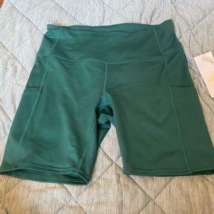 NWT Z by Zella High Waist Daily Biker Shorts with Pockets